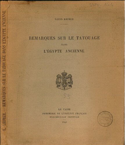Remarques sur le tatouage dans l'Égypte ancienne