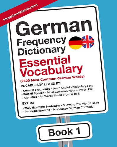 MostUsedWords.com German Frequency Dictionary - Book 1