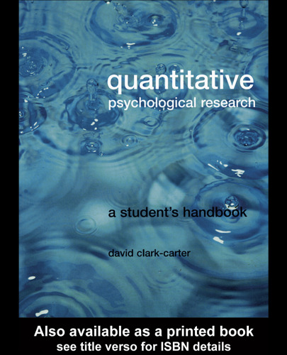 Quantitative Psychological Research Textbook: A Student's Handbook