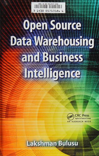 Open Source Data Warehousing and Business Intelligence