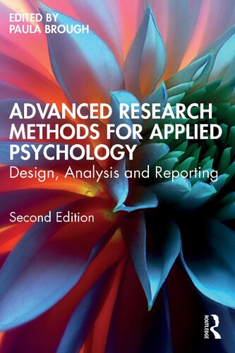 Advanced Research Methods for Applied Psychology: Design, Analysis and Reporting