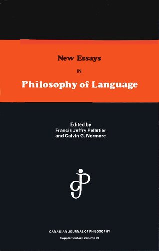 New Essays in Philosophy of Language