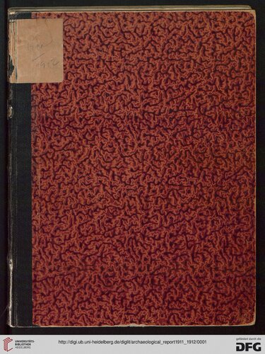 Archaeological report: comprising the work of the Egypt Exploration Fund and the progress of egyptology during the year 1911-12