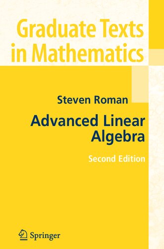 Advanced Linear Algebra