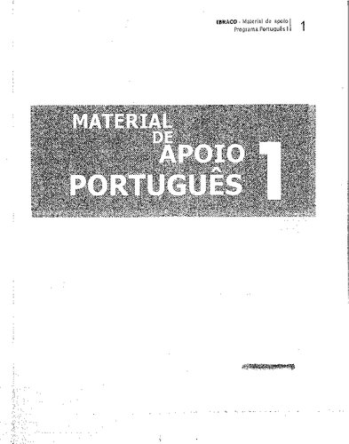 Material de apoio portuges 1