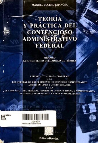 Teoría y Práctica del Contencioso Administrativo Federal