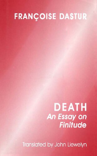 Death: An Essay on Finitude