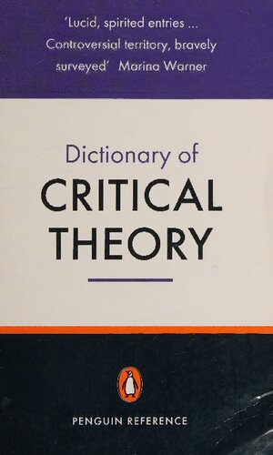 The Penguin Dictionary of Critical Theory