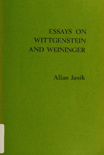 Essays on Wittgenstein and Weininger