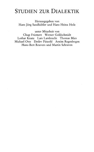 Philosophie als Verteidigung des Ganzen der Vernunft