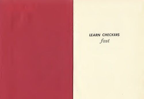 Learn Checkers Fast: An Invitation to Proficiency