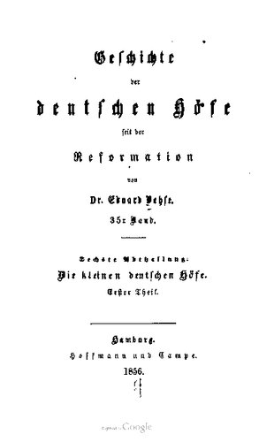 Die kleinen deutschen Höfe