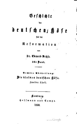 Die kleinen deutschen Höfe