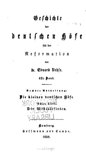 Die kleinen deutschen Höfe