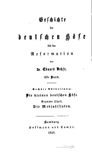 Die kleinen deutschen Höfe