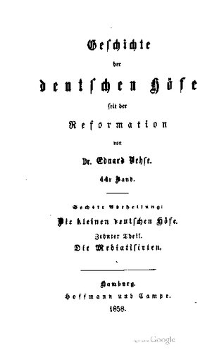 Die kleinen deutschen Höfe