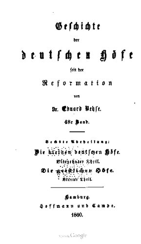 Die kleinen deutschen Höfe / Die geistlichen Höfe 4
