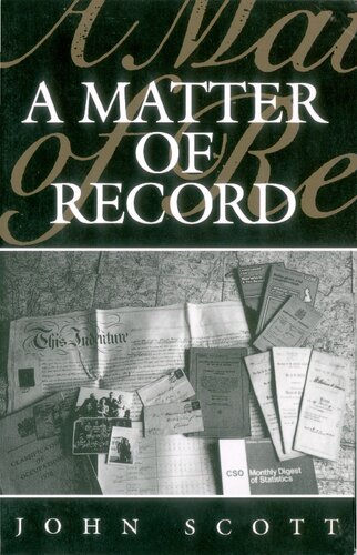 A Matter of Record: Documentary Sources in Social Research