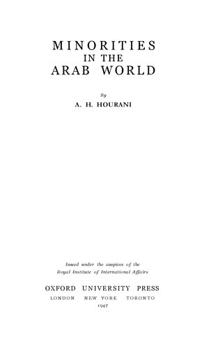 Minorities in Arab World