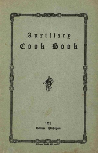 Auxiliary Cook Book