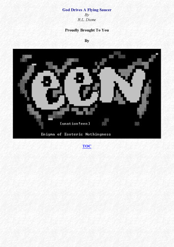 God Drives a Flying Saucer