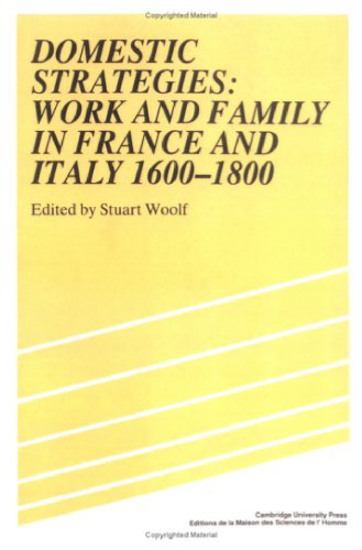 Domestic Strategies: Work and Family in France and Italy, 1600-1800 (Studies in Modern Capitalism)