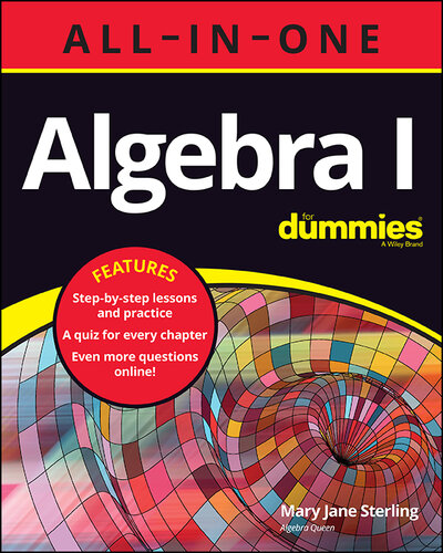Algebra I for Dummies Book + Workbook Bundle