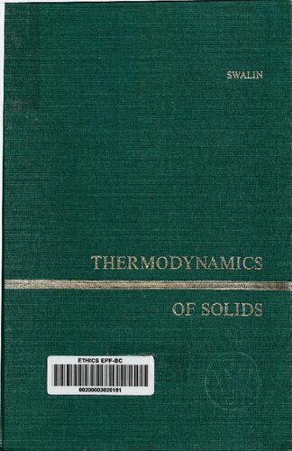 Thermodynamics of solids