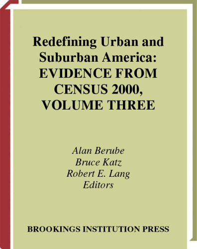 Redefining Urban And Suburban America: Evidence From Census 2000