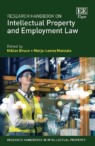 Research Handbook on Intellectual Property and Employment Law (Research Handbooks in Intellectual Property series)