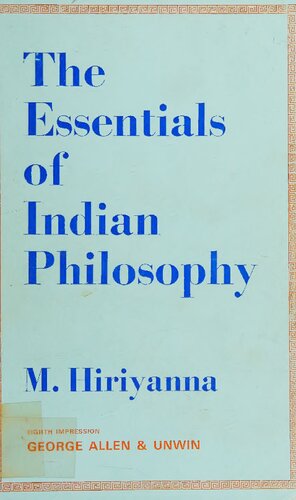 The Essentials of Indian Philosophy