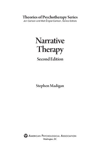 Narrative Therapy (Theories of Psychotherapy Series®)