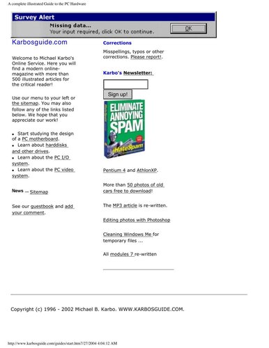 A complete illustrated Guide to the PC Hardware