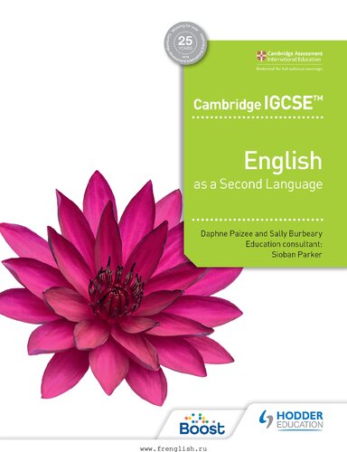 Cambridge IGCSE English as a Second Language: Hodder Education Group
