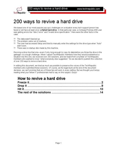 200 Ways to Revive a Hard Drive pdf