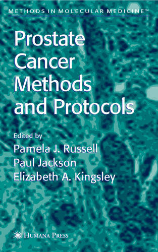 Prostate Cancer Methods and Protocols (Methods in Molecular Medicine)
