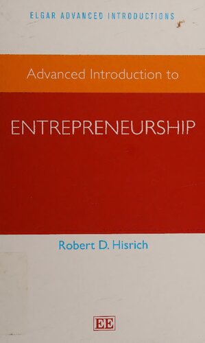 Advanced Introduction to Entrepreneurship