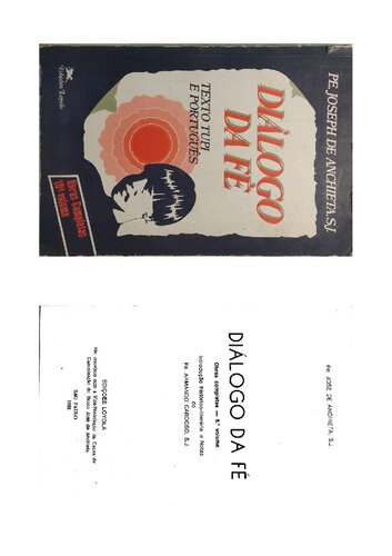 Diálogo da fé: texto tupi e português