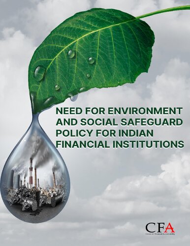 Need for Environment and Social Safeguard Policy for Indian Financial Institutions | Handbook