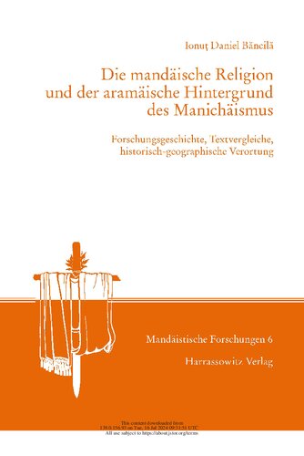 Die mandäische Religion und der aramäische Hintergrund des Manichäismus