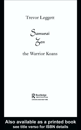 Samurai Zen: The Warrior Koans