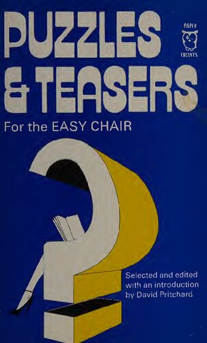 Puzzles and Teasers for the Easy Chair (Paperfronts Series)