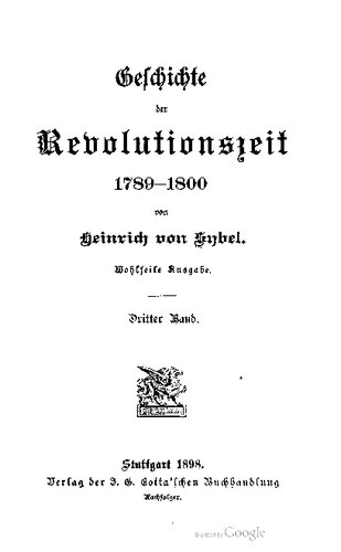 Geschichte der Revolutionszeit von 1789-1800