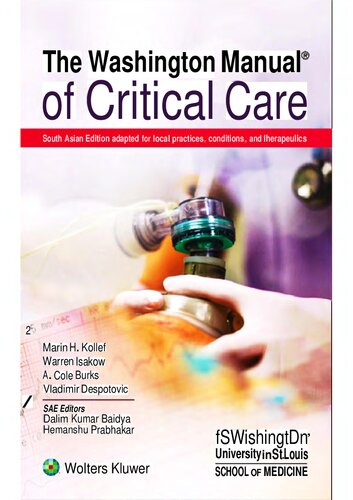 The Washington Manual of Critical Care, SAE (Nov 23, 2021)_(8194864534)_(Wolters Kluwer India Pvt. Ltd.)