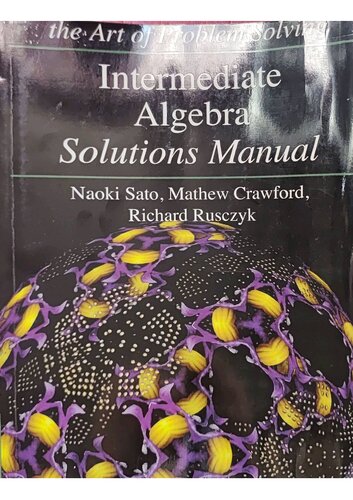 the Art of Problem solving Intermediate Algebra Solutions Manual