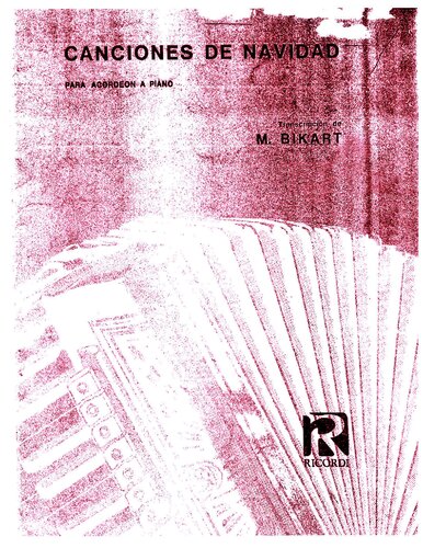 Canciones de Navidad para acordeón a piano