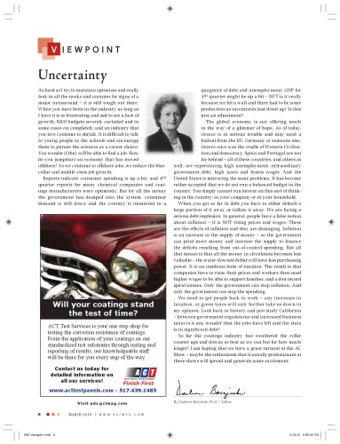 Paint & Coatings Industry 2010,03