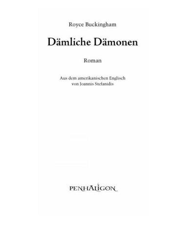 Damliche Damonen