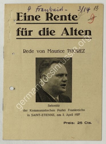 Eine Rente für die Alten
