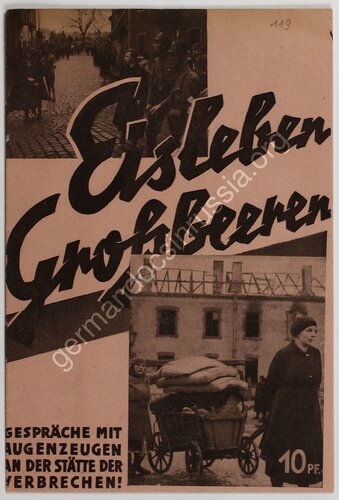 Eisleben Großbeeren. Gespräche mit Augenzeugen an der Stätte der Verbrechen!